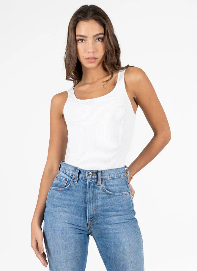 Cecile Ottoman Rib Tank