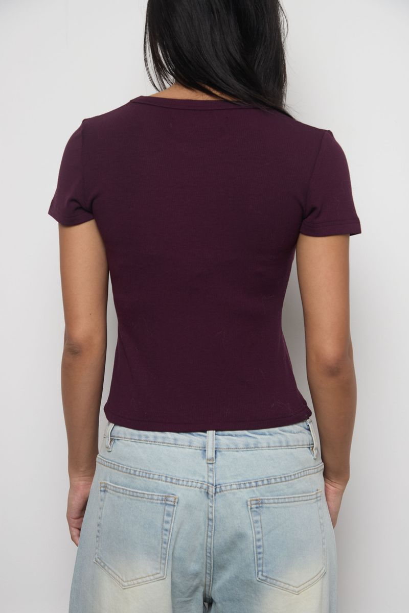 Plush Rib Tee Top