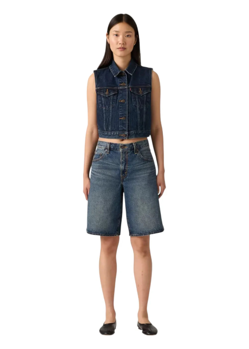 Baggy Dad Jort Short - Hinged Heart