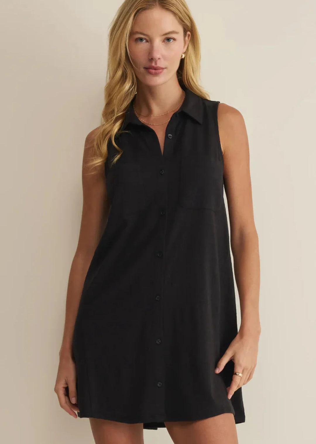 New Light Textured Mini Dress