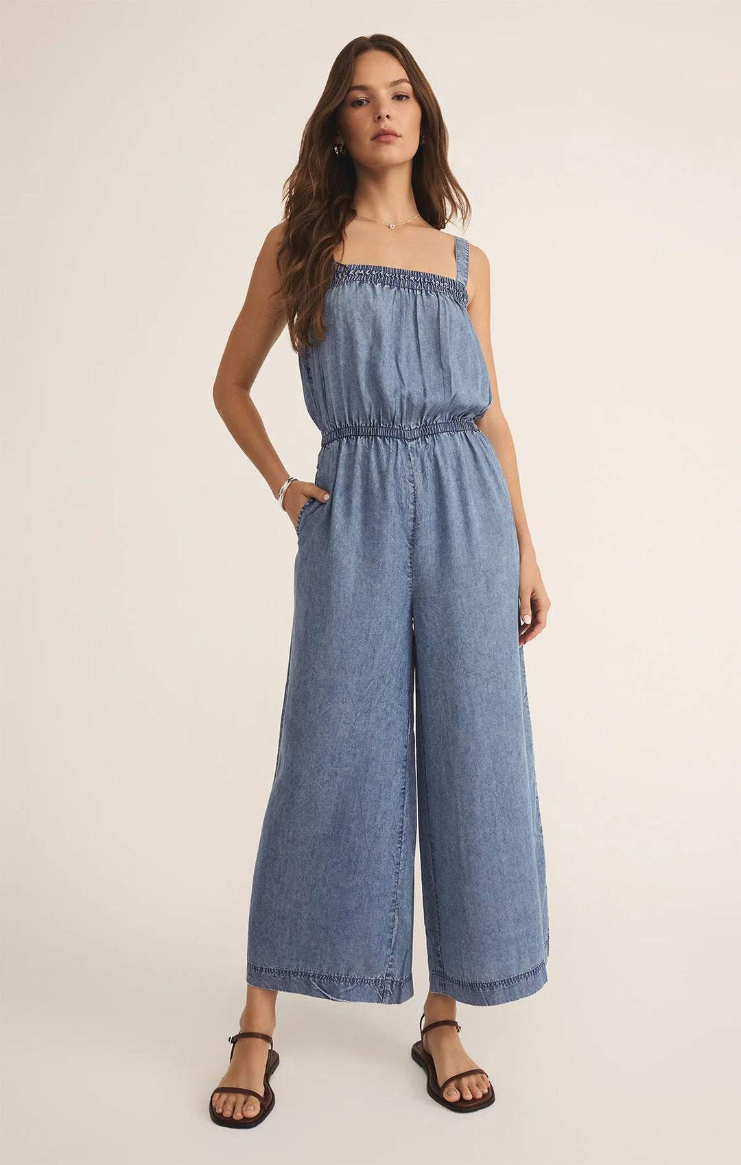 Solara Chambray Jumpsuit