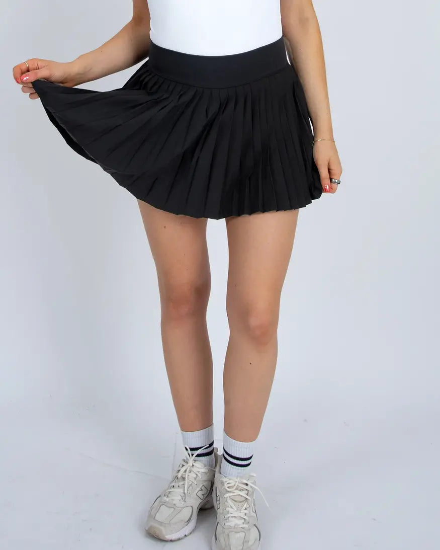 Yura Pull On Pleated Mini Skort