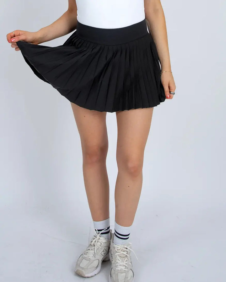 Yura Pull On Pleated Mini Skort