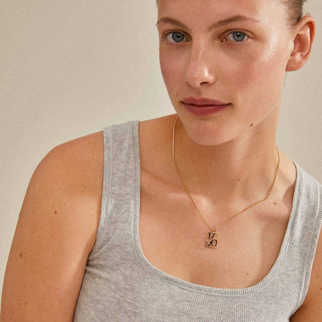 Mom Tag Necklace