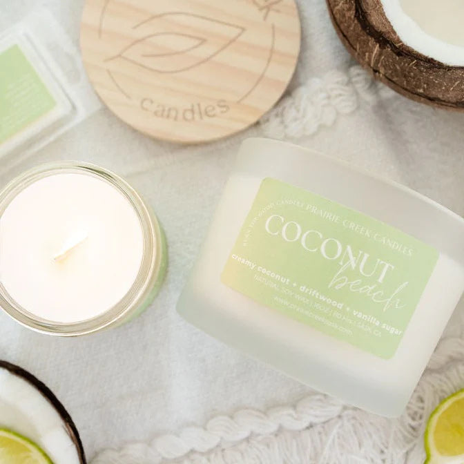 Coconut Beach: 8 oz Candle