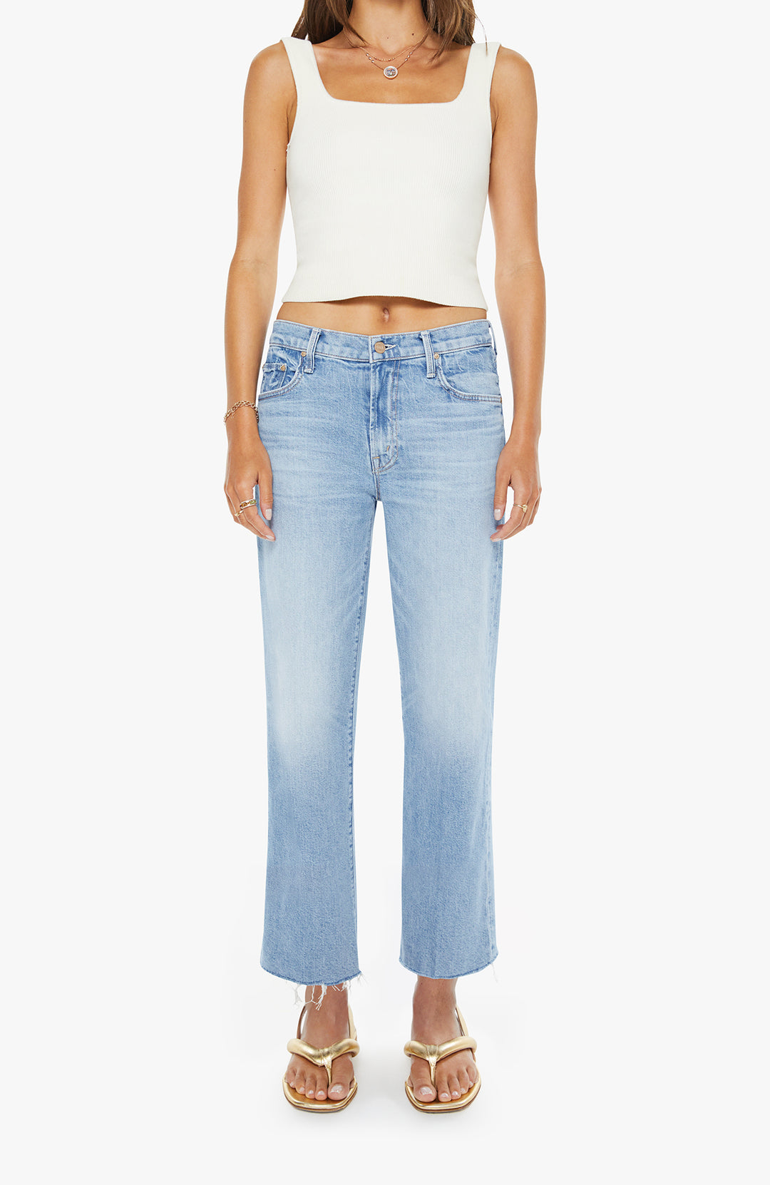 The Midrise Rambler Zip Ankle Fray - Comeback Kid