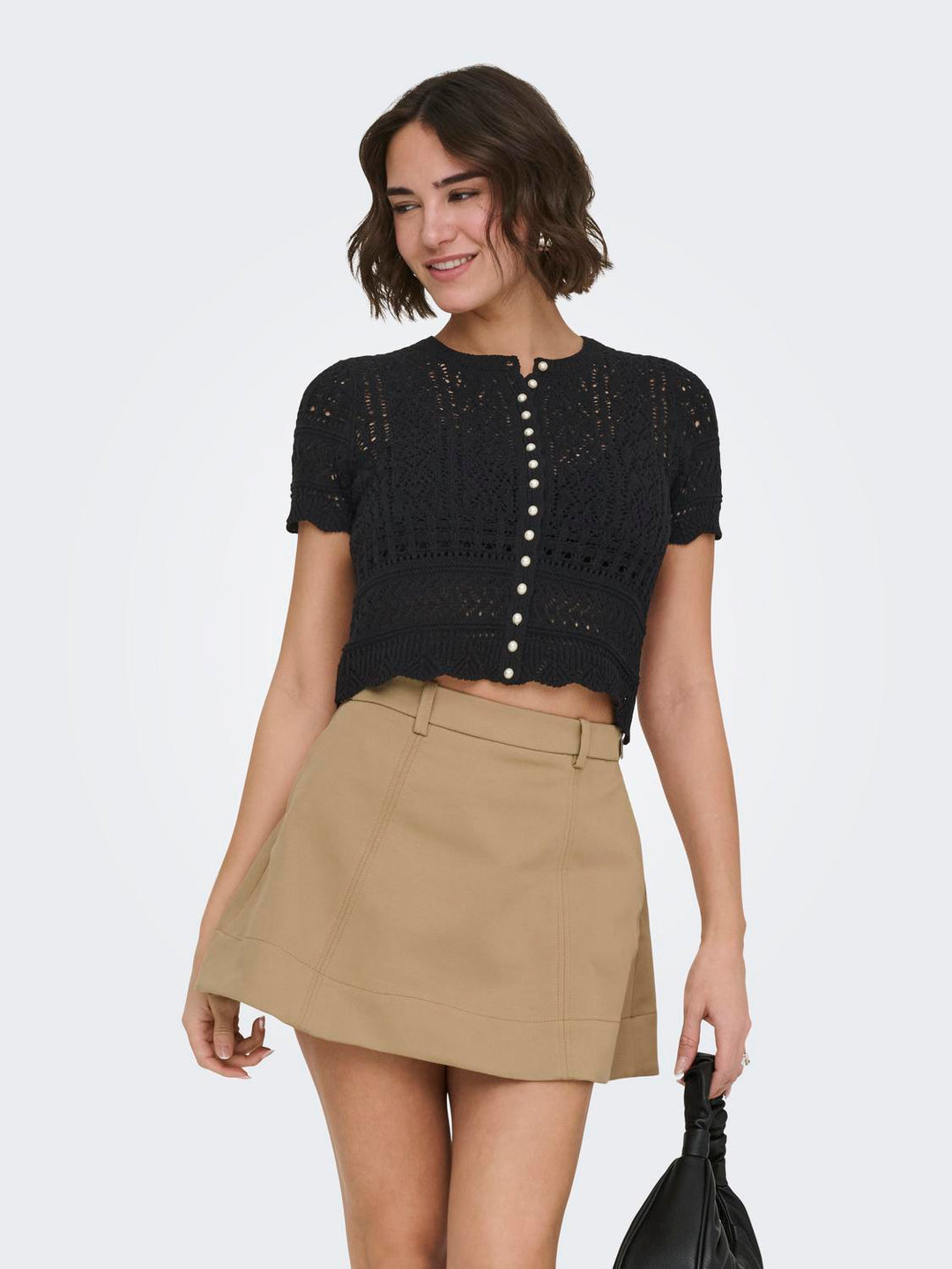 Ellie Life Pearl Cardi Top
