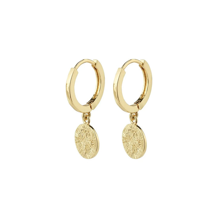 Nomad Coin Hoop Earrings
