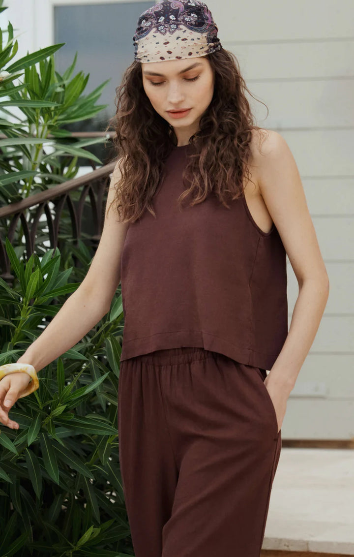 Sloane Linen Top