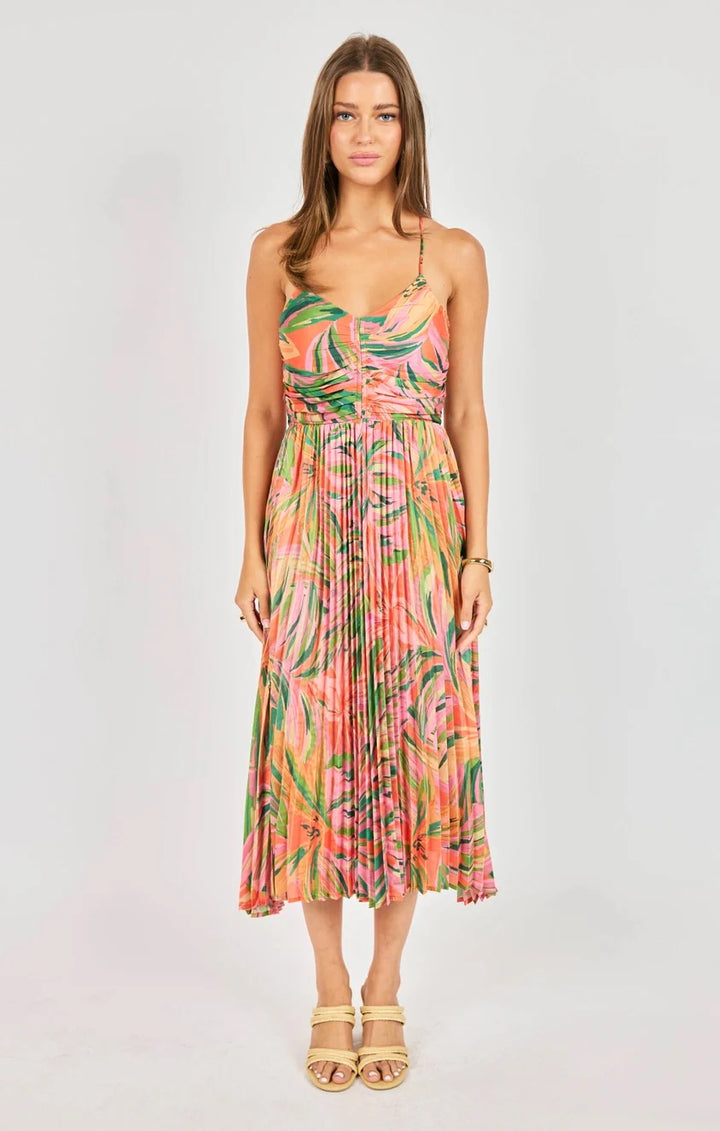 Sunset Ridge Pleated Dress