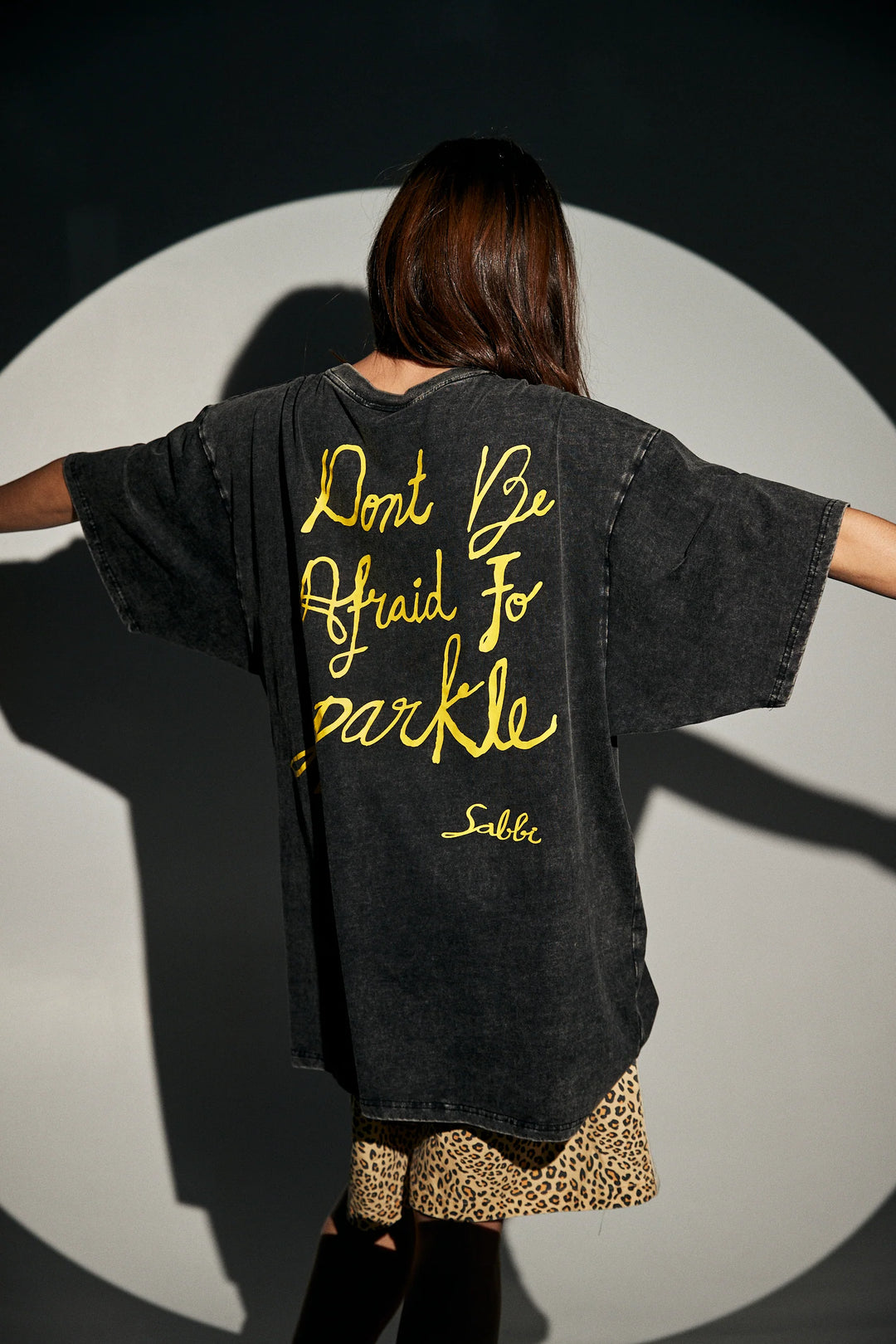 Sparkle Titty Tee- Black