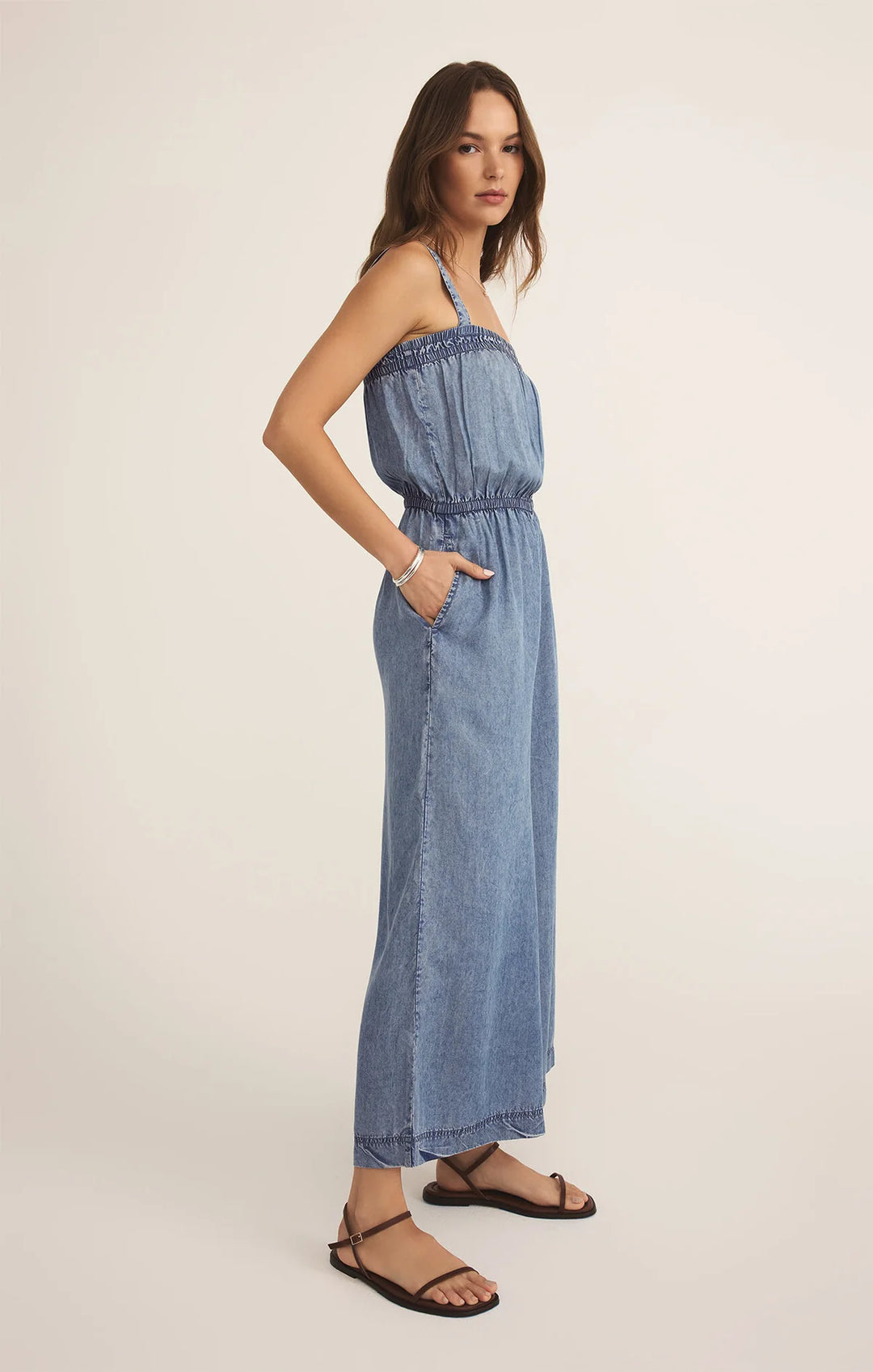 Solara Chambray Jumpsuit