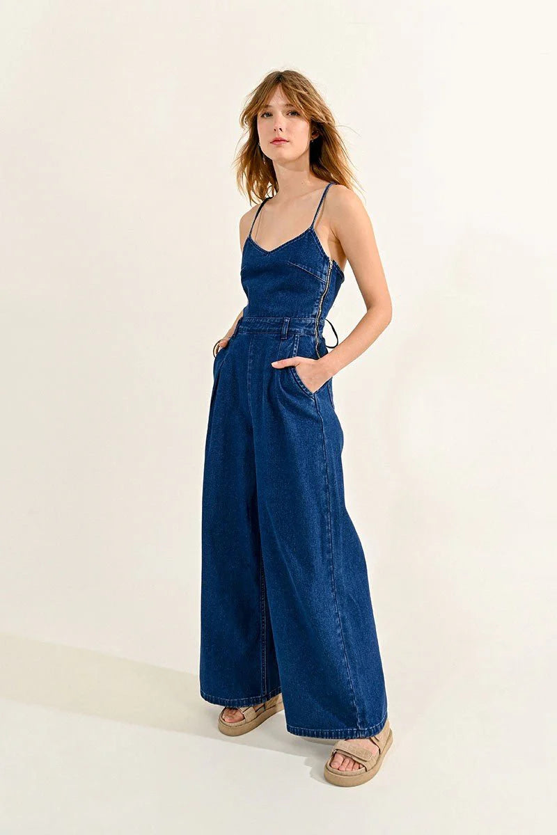 Lyla Denim Jumpsuit