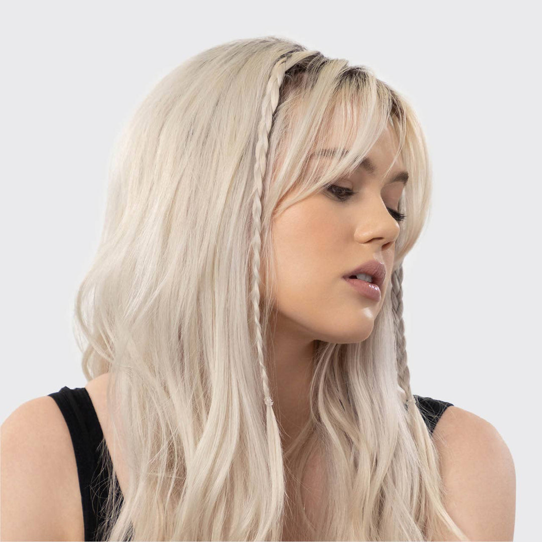 No-Snag Clear Hair Elastics 100pc