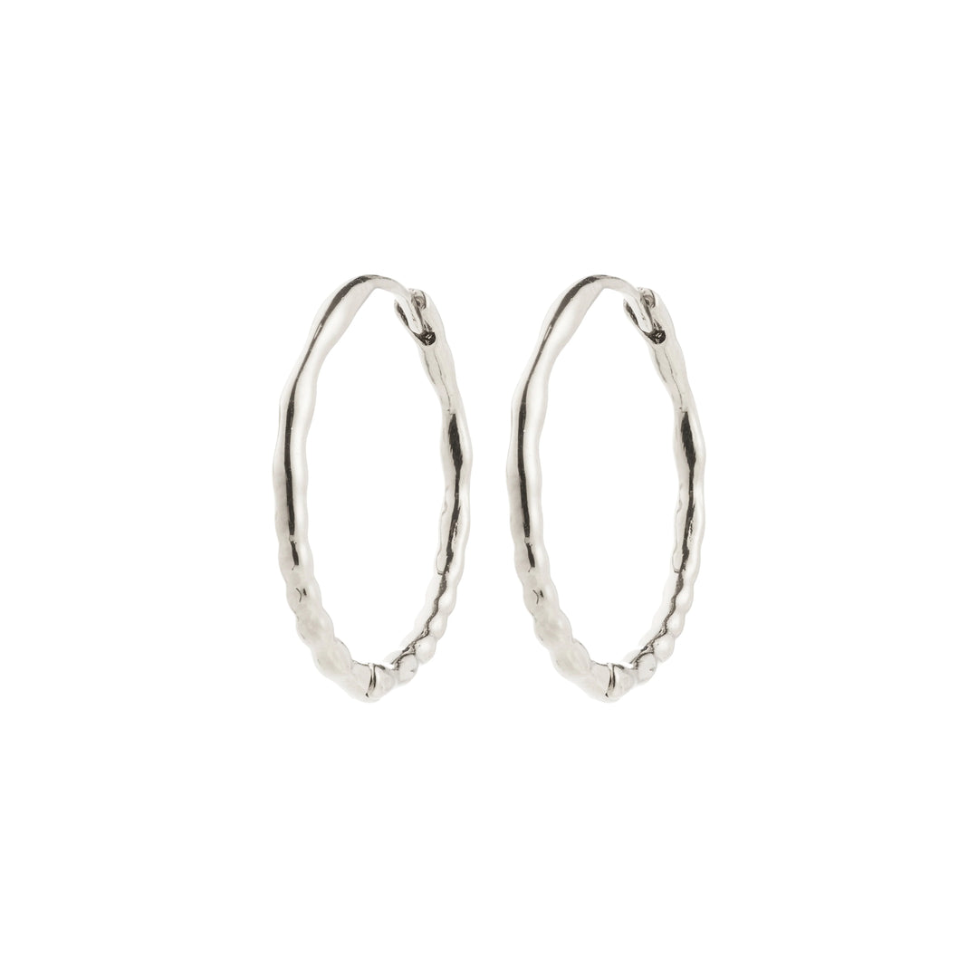 Between Hoop Earrings