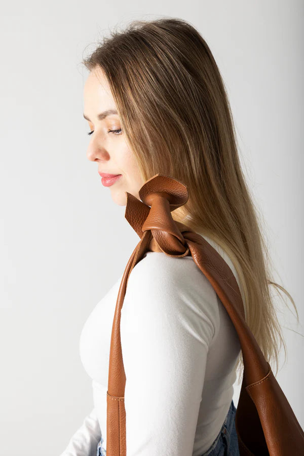 Risa Leather Knot Bag