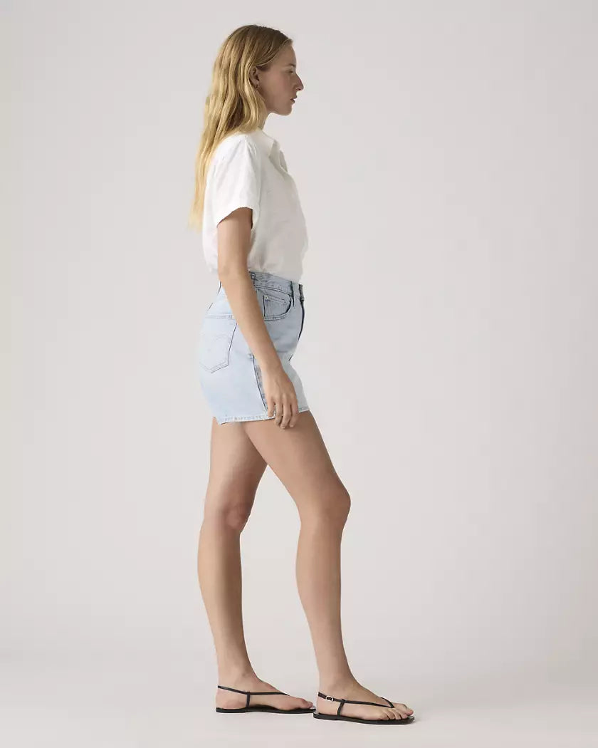 Cinch Mid Thigh Short- Abraided Art