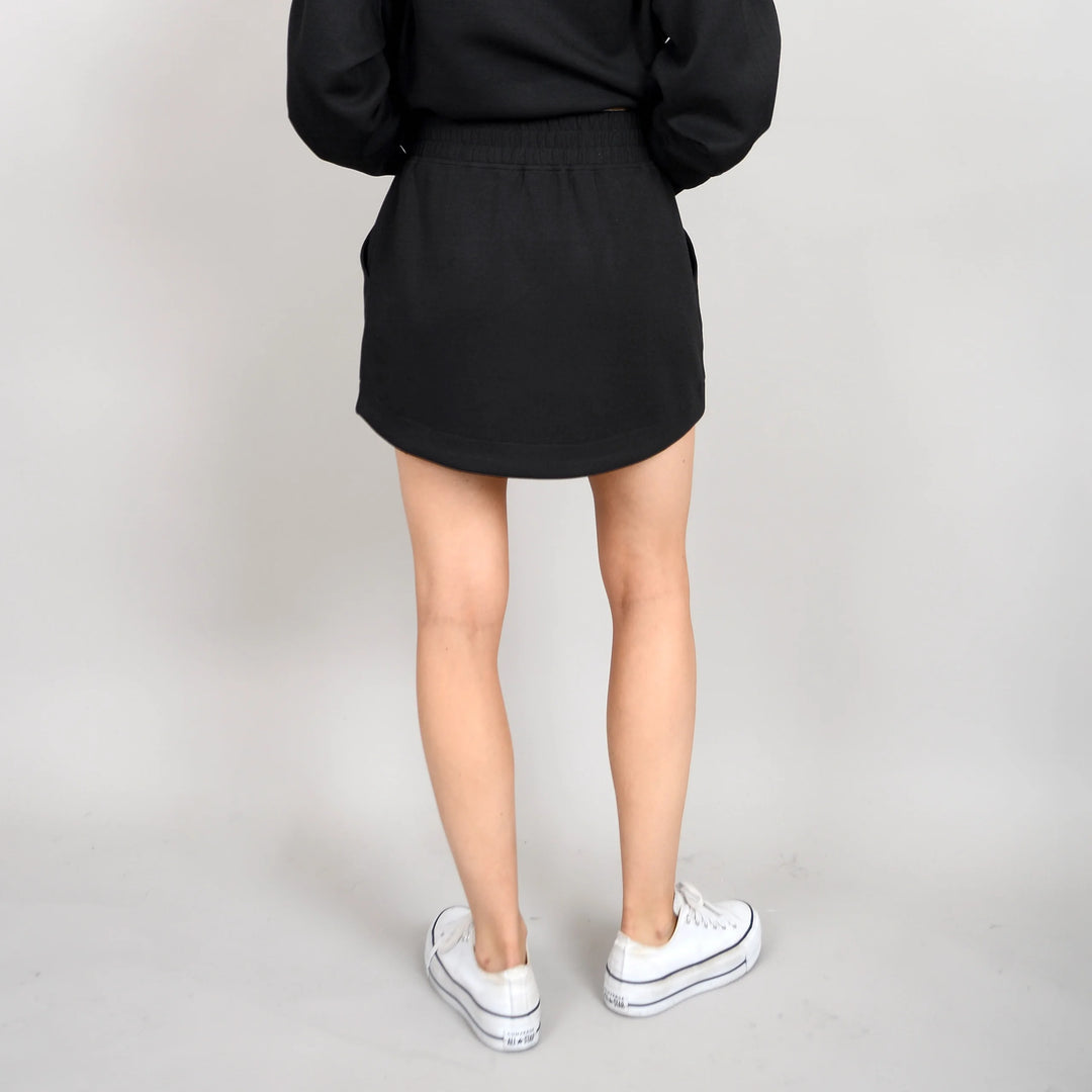Santia Soft Knit Pull On Mini Skirt