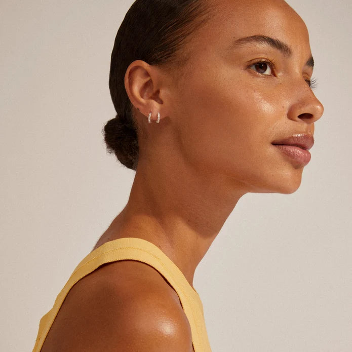 Ebna Mini Crystal Hoops