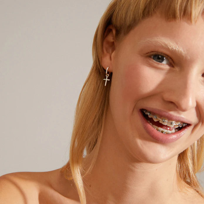 Daisy Hoop Earrings
