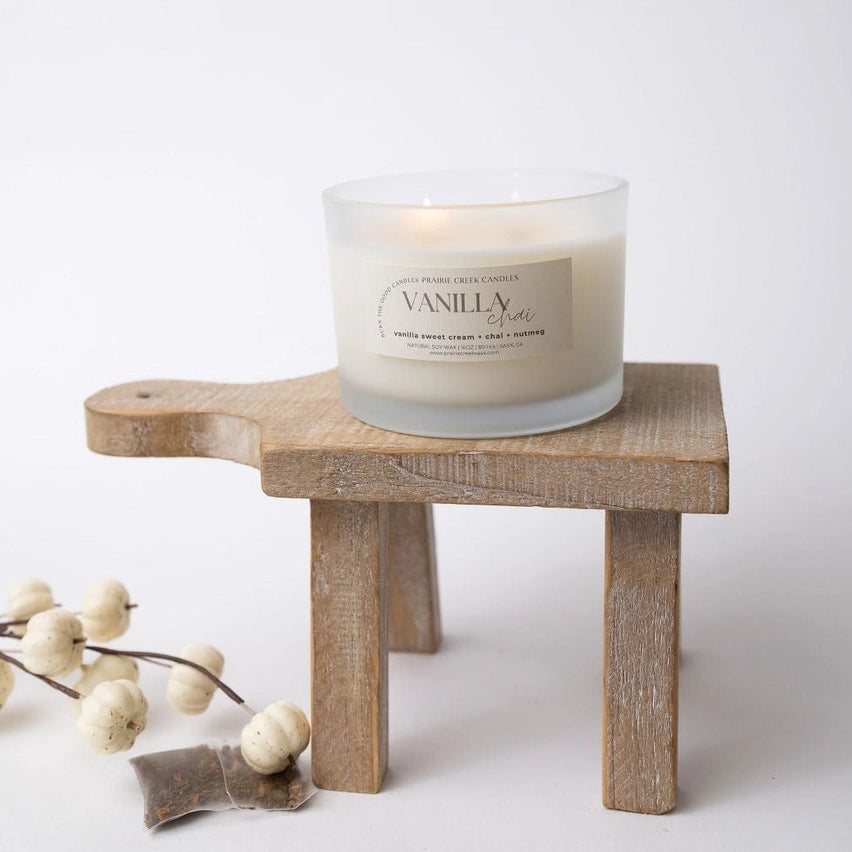 Vanilla Chai - Non Toxic soy Candle 16 oz