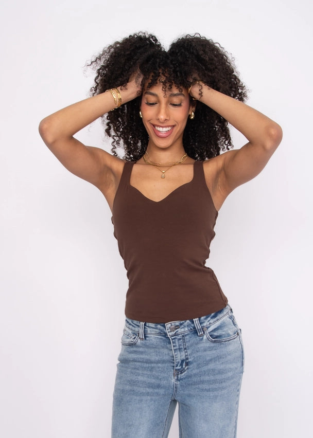 Imane Sweetheart Tank Top