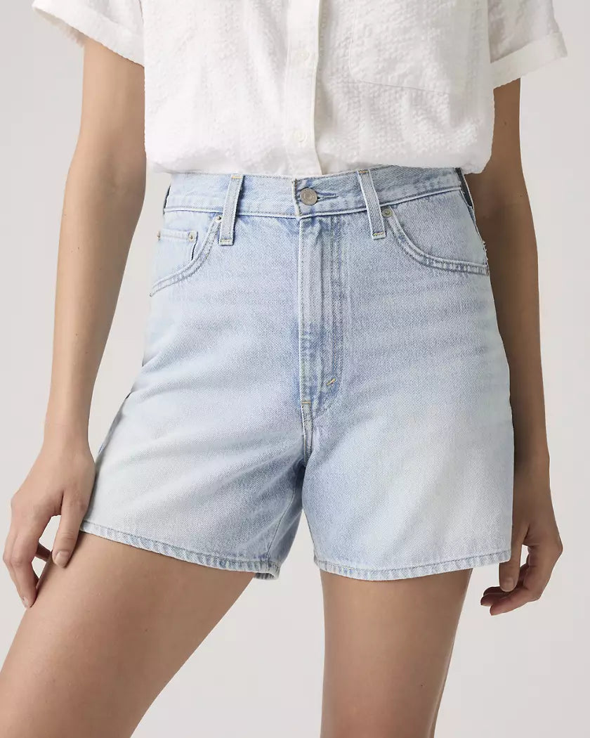 Cinch Mid Thigh Short- Abraided Art