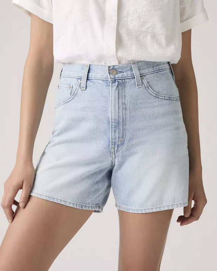Cinch Mid Thigh Short- Abraided Art