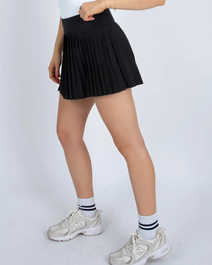 Yura Pull On Pleated Mini Skort