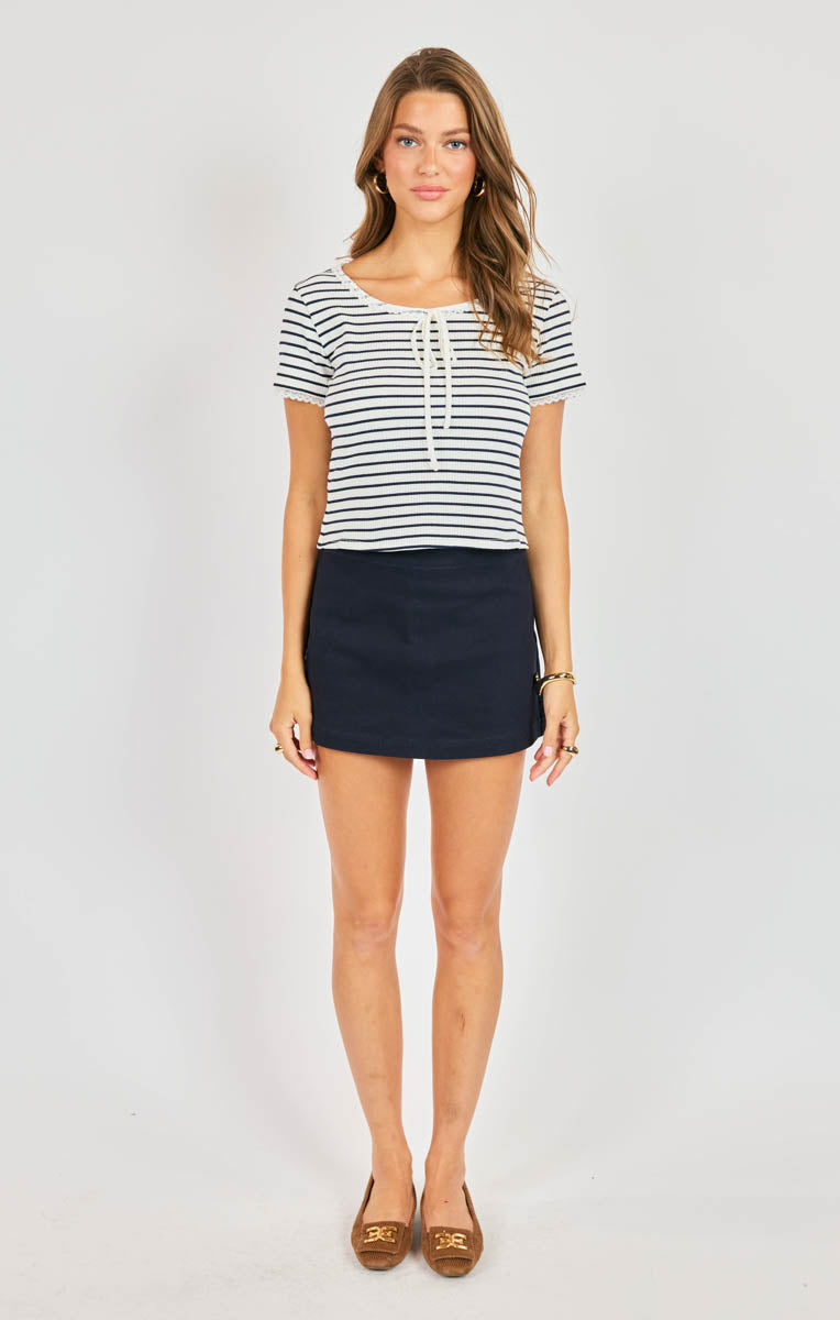 Deja Vu Stripe Tee