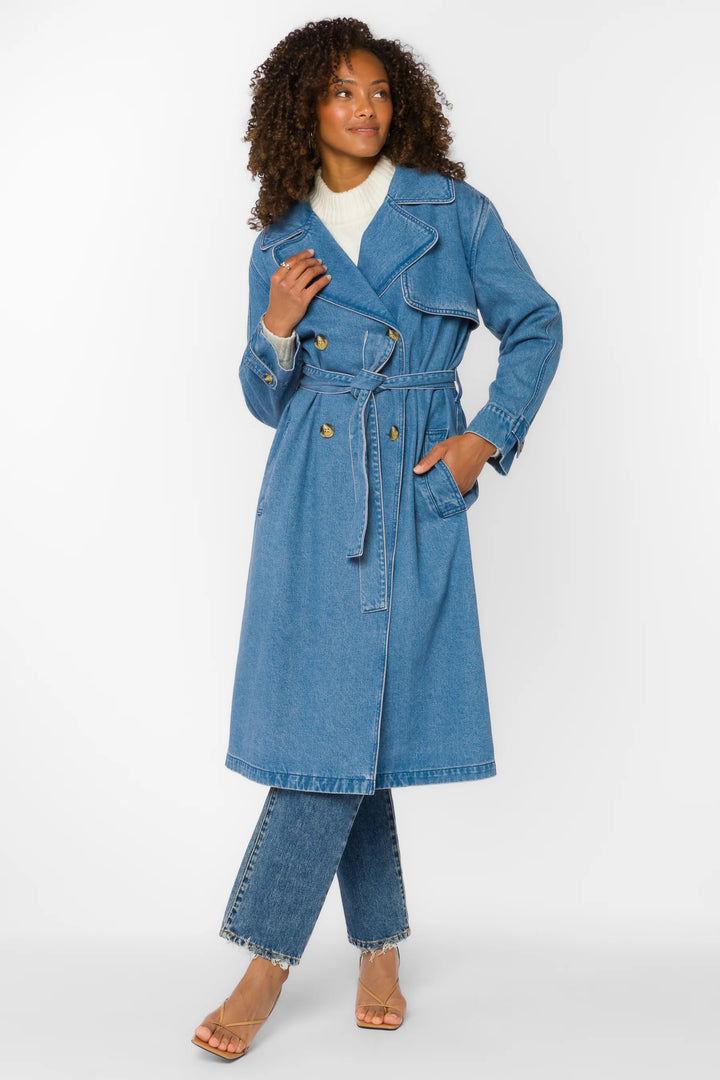 Banks Denim Trench Coat
