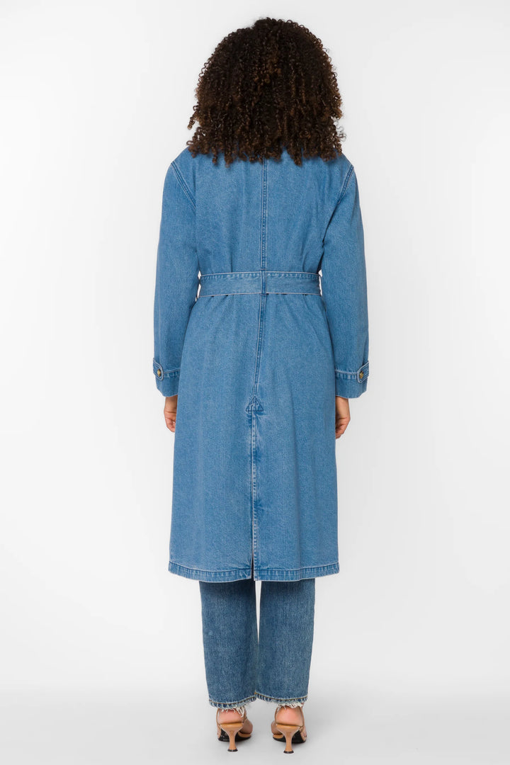 Banks Denim Trench Coat