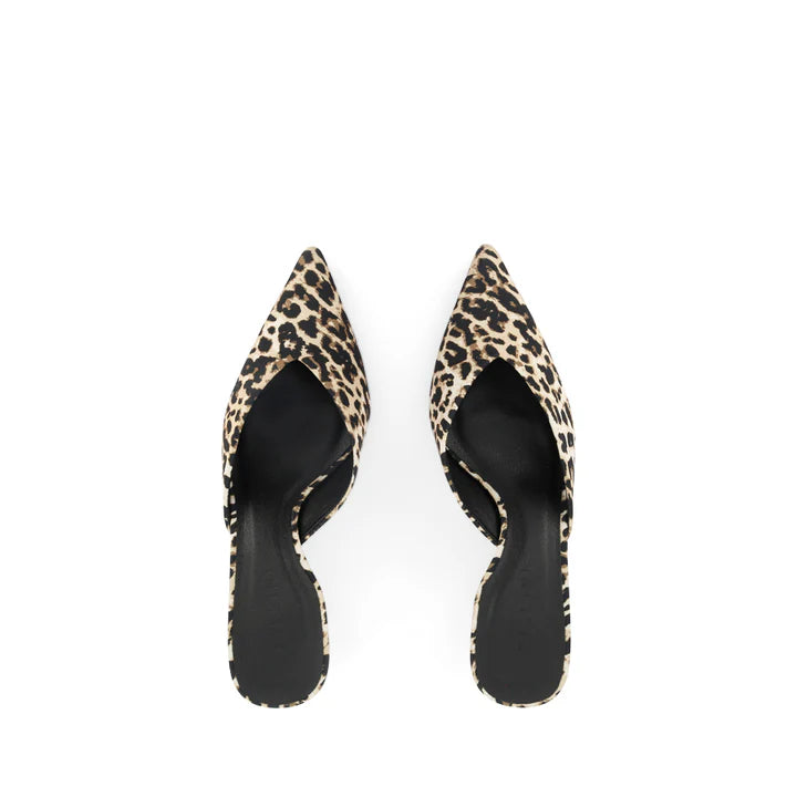 Adele Leopard Satin Heel