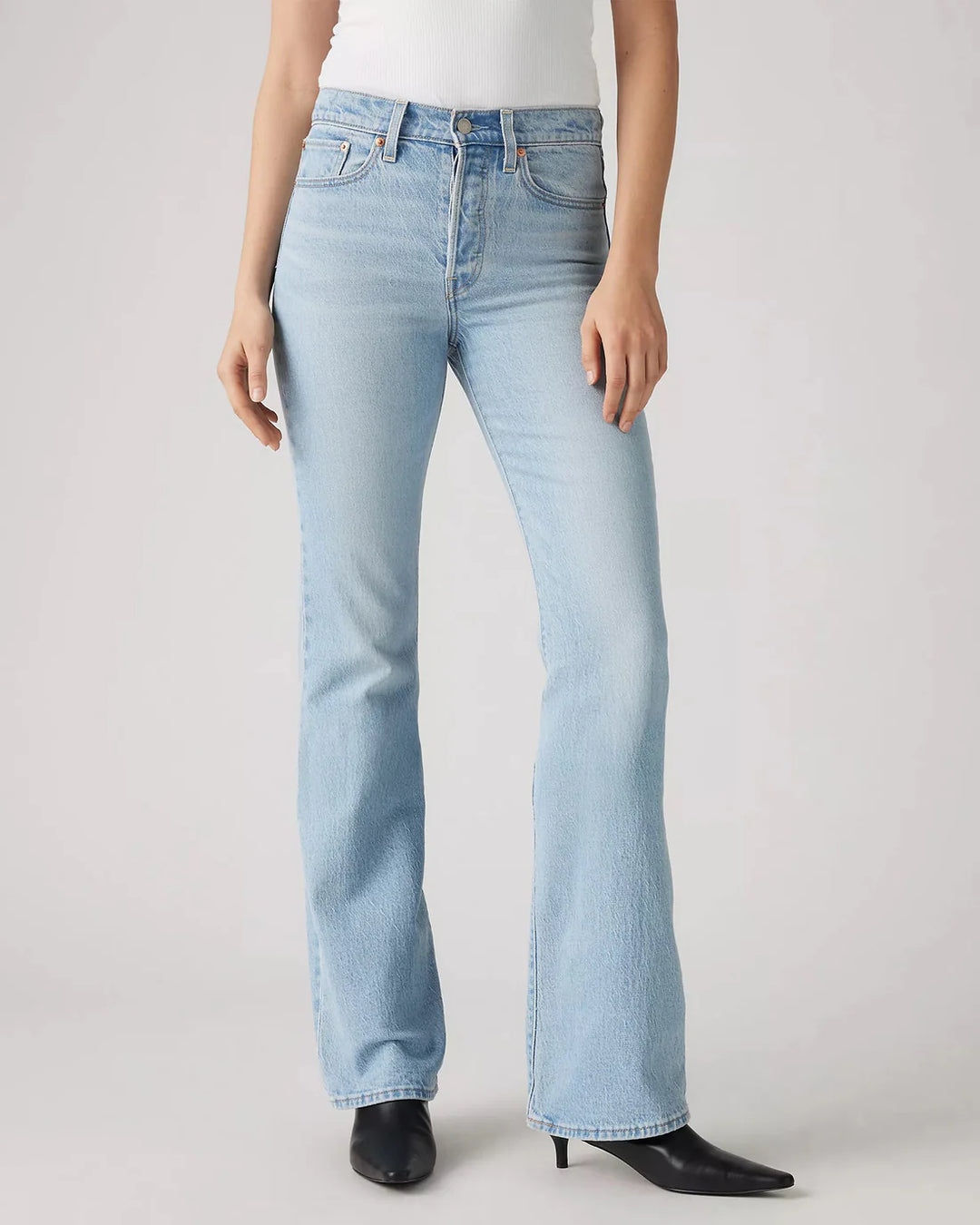 Wedgie Boot Jean- Blasted Stone