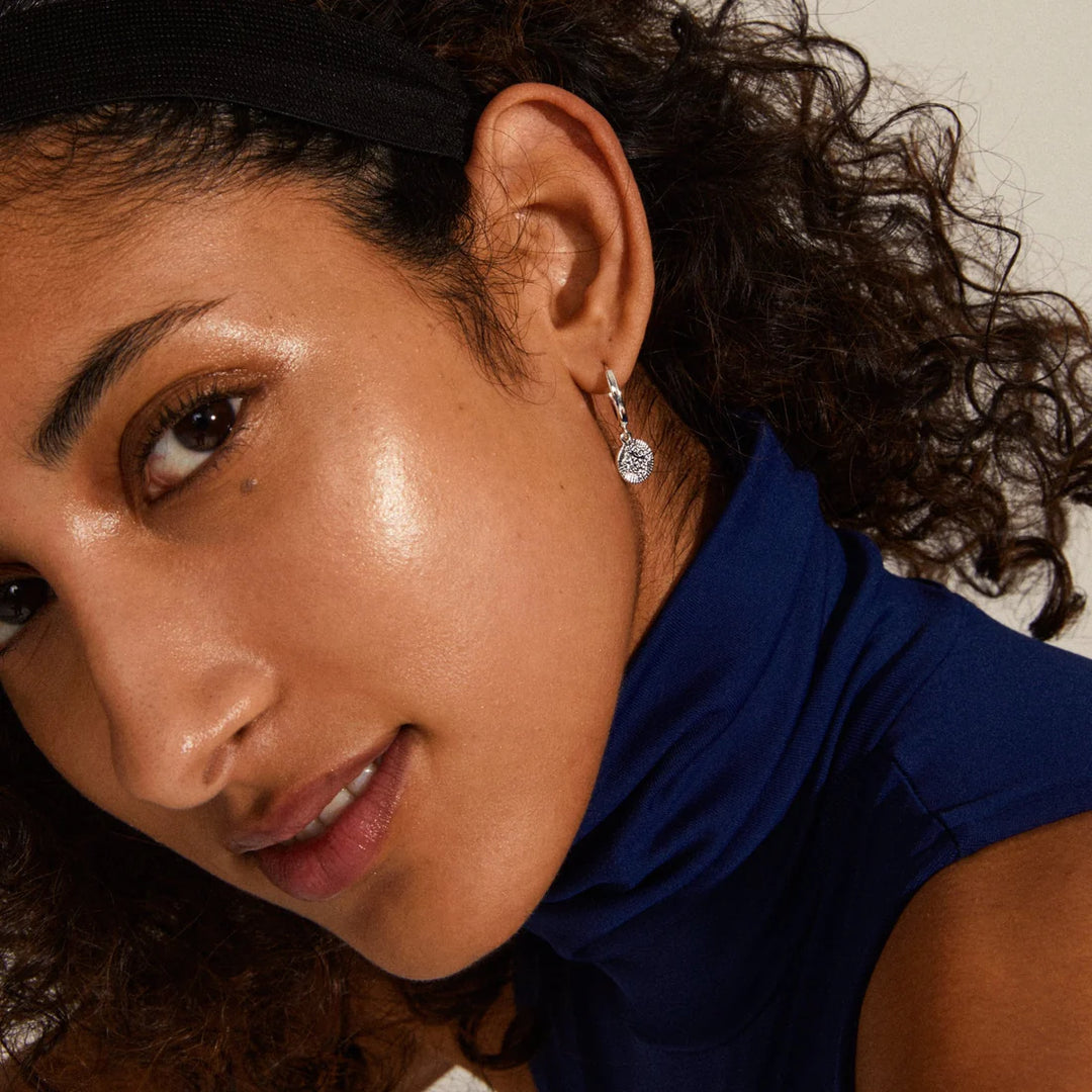 Nomad Coin Hoop Earrings