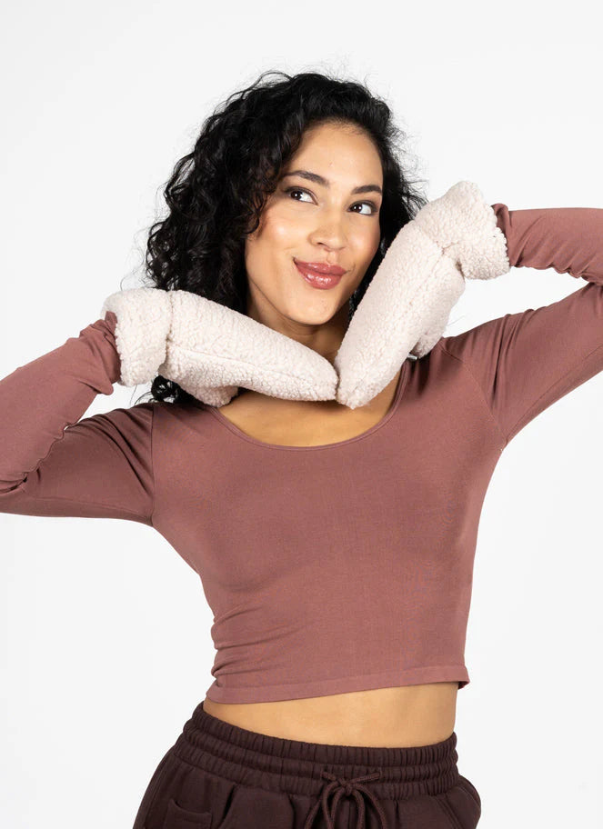 Mittens - Teddy + Faux Fur