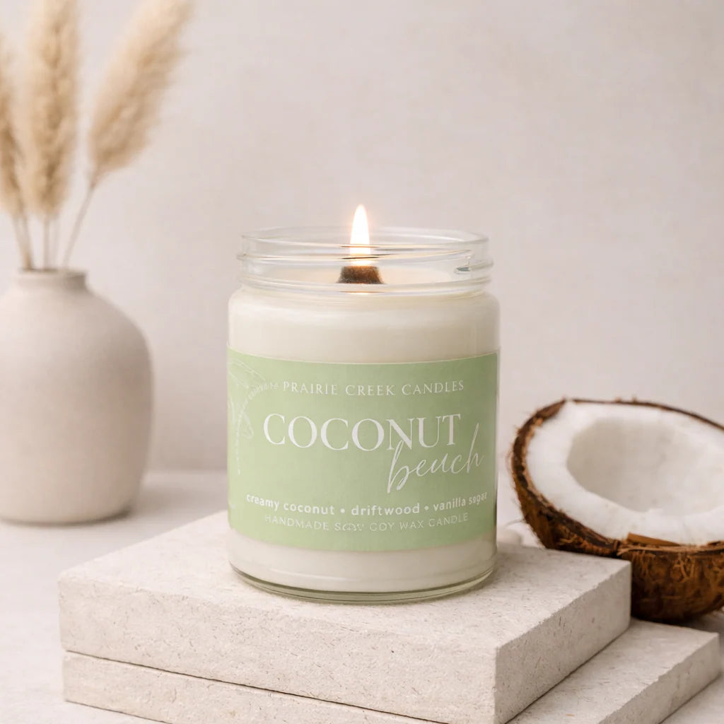Coconut Beach: 8 oz Candle