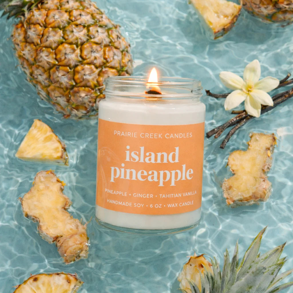 Island Pineapple: 8 oz Candle