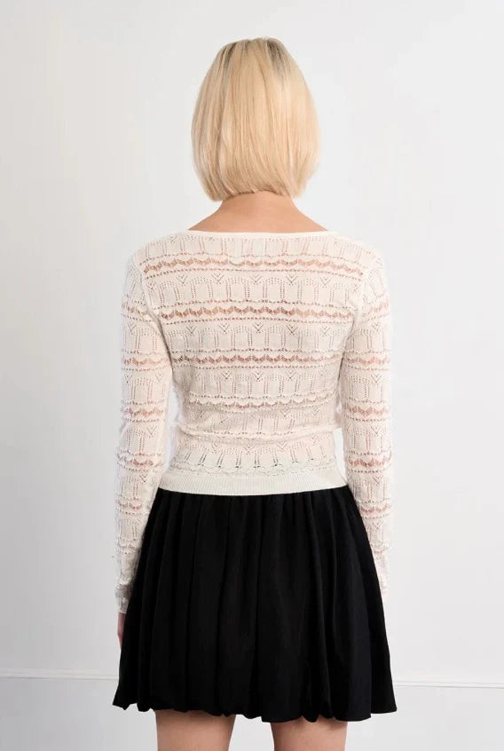Hailey Crochet Top