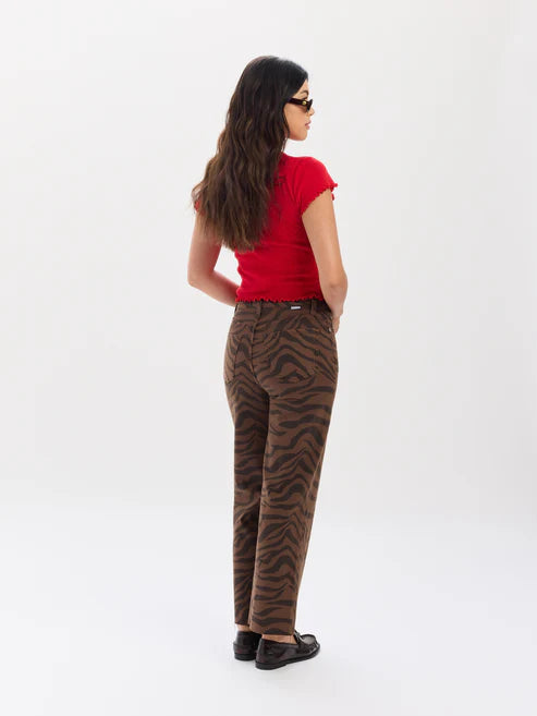 Pleaser HR Wide Ankle - Desert Zebra