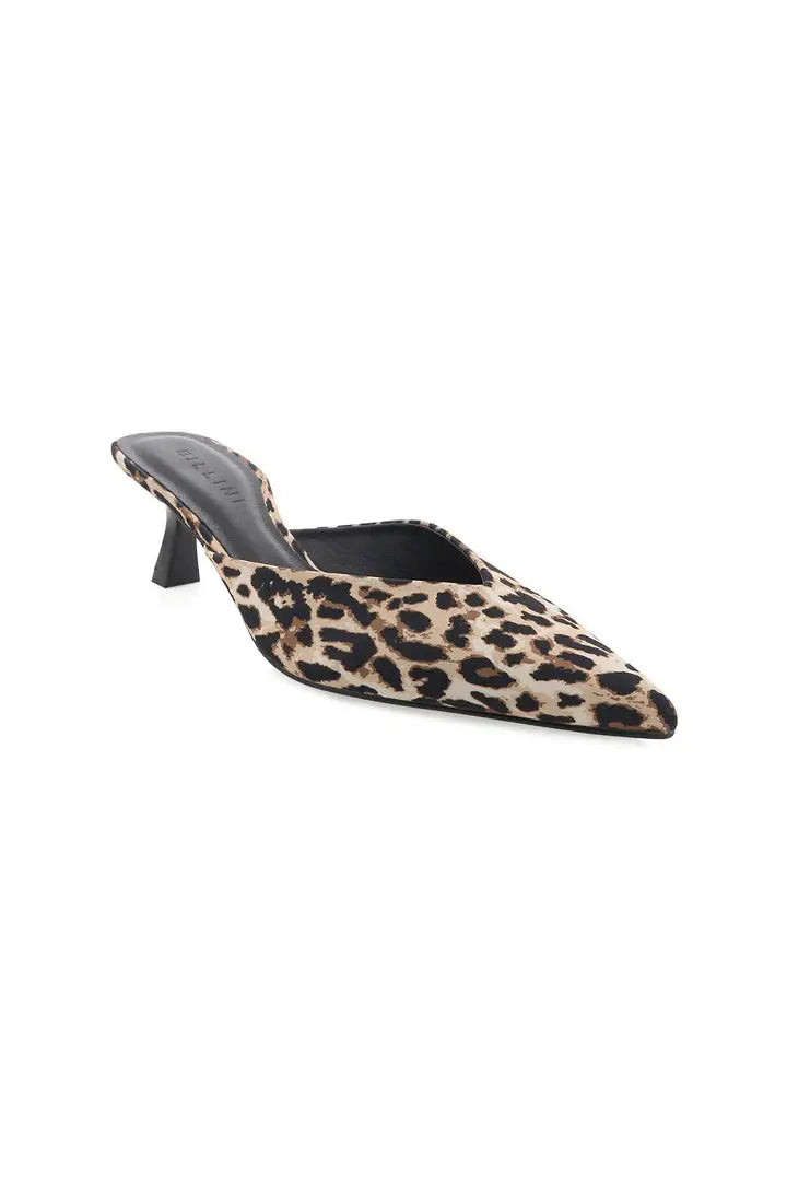 Adele Leopard Satin Heel