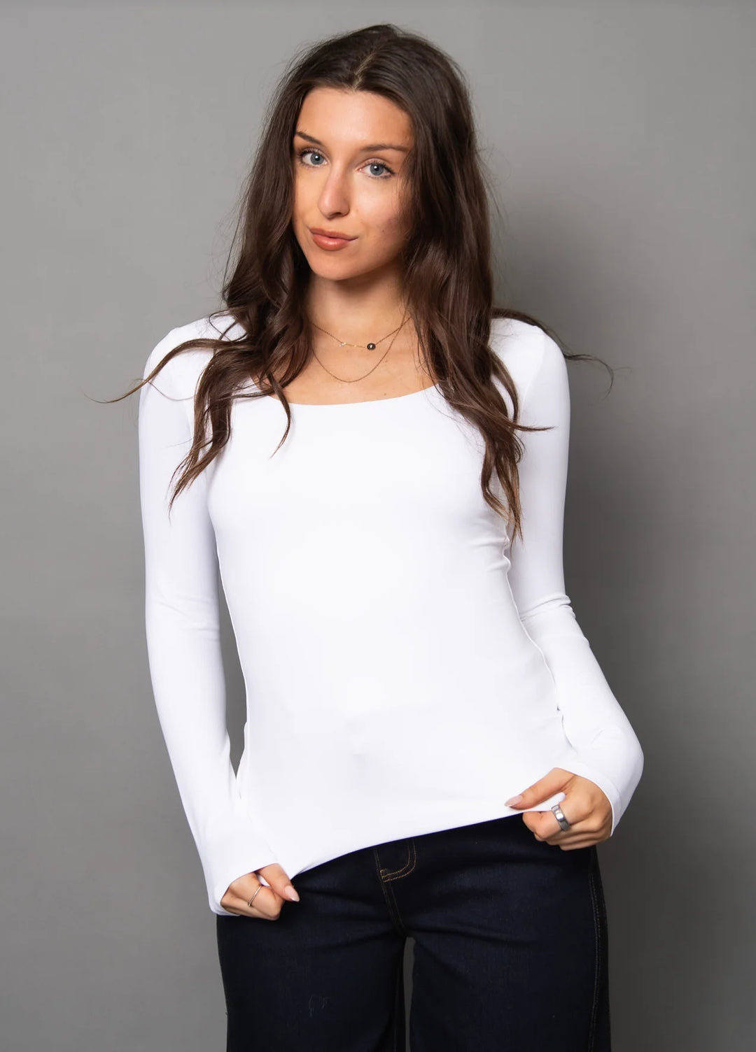 Mariana LS Scoop Top