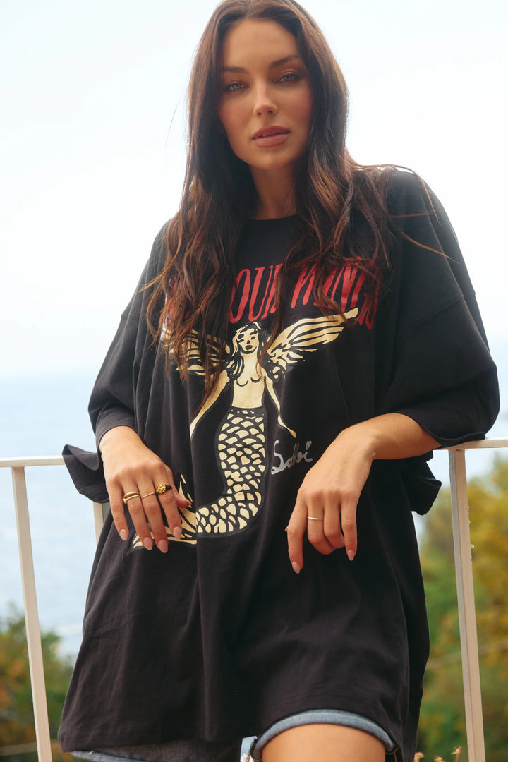 Find Your Wings Tee - Black