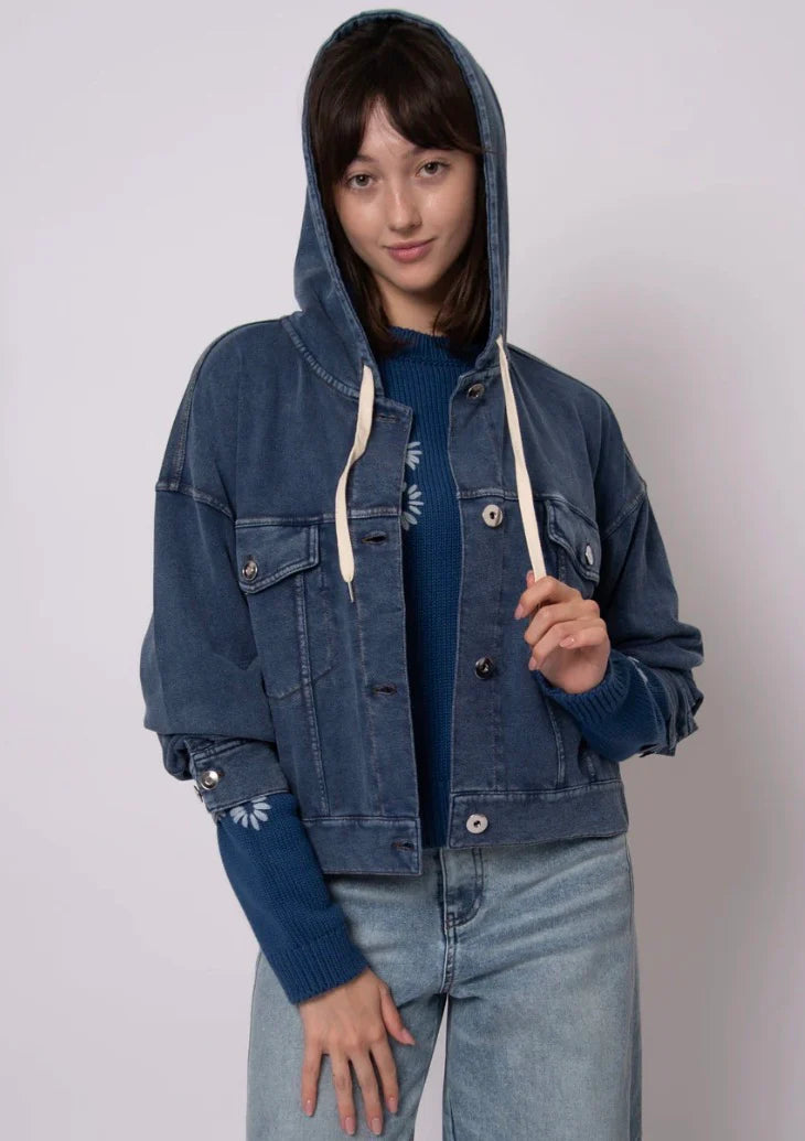 Sarana French Terry Hooded Jacket