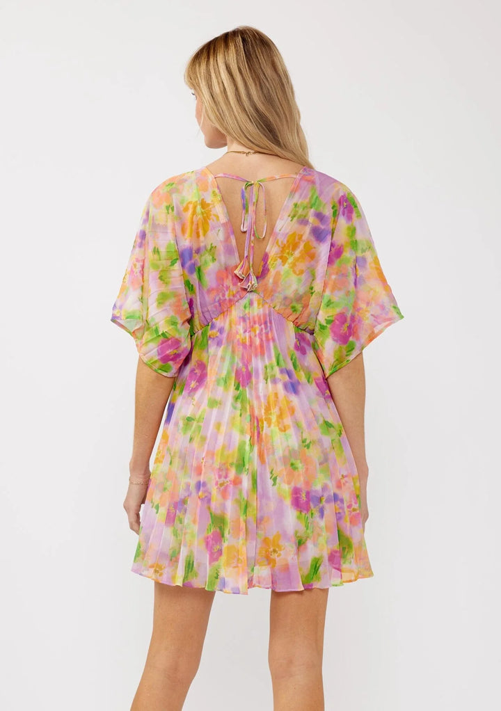 Mystic Bloom Mini Dress