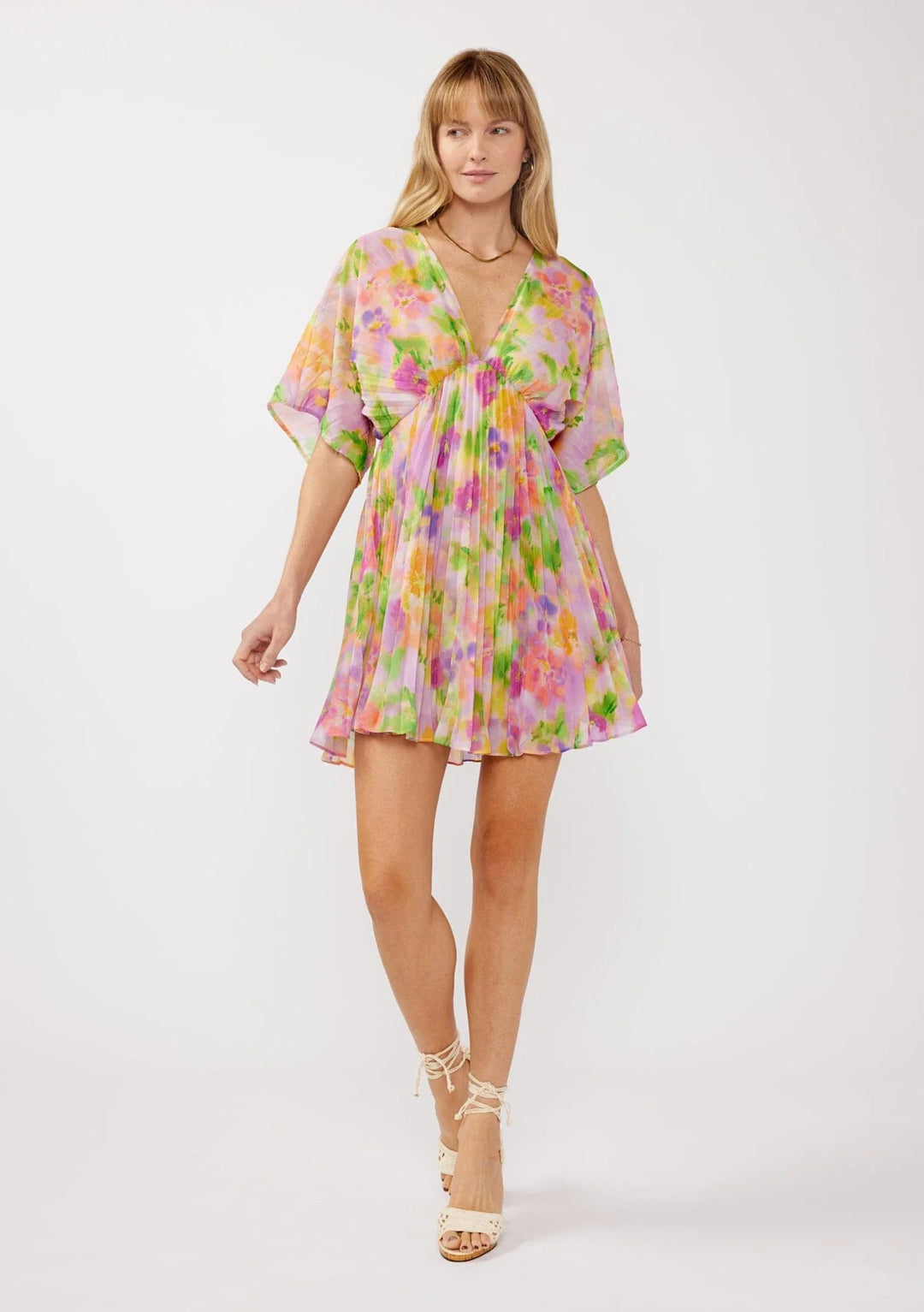 Mystic Bloom Mini Dress