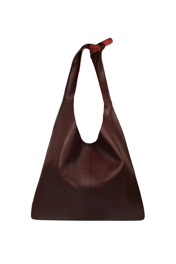 Risa Leather Knot Bag