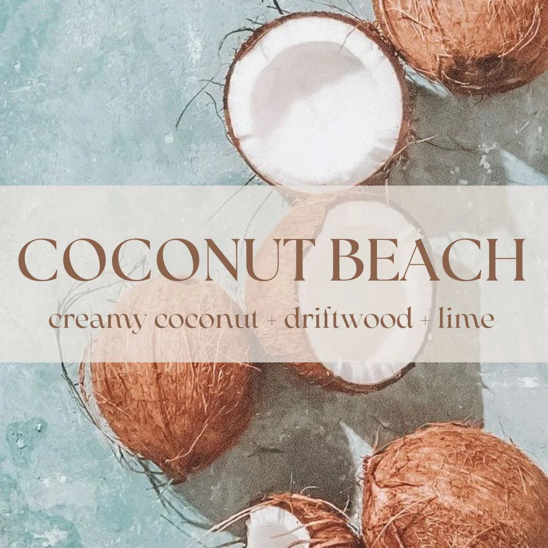 Coconut Beach: 8 oz Candle