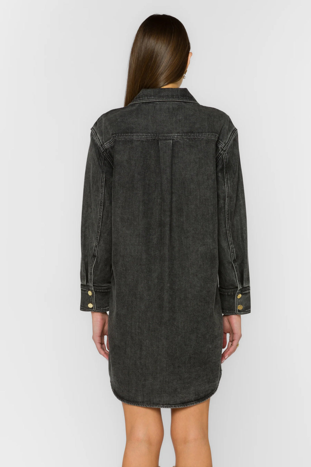 Leena Faded Black Dress