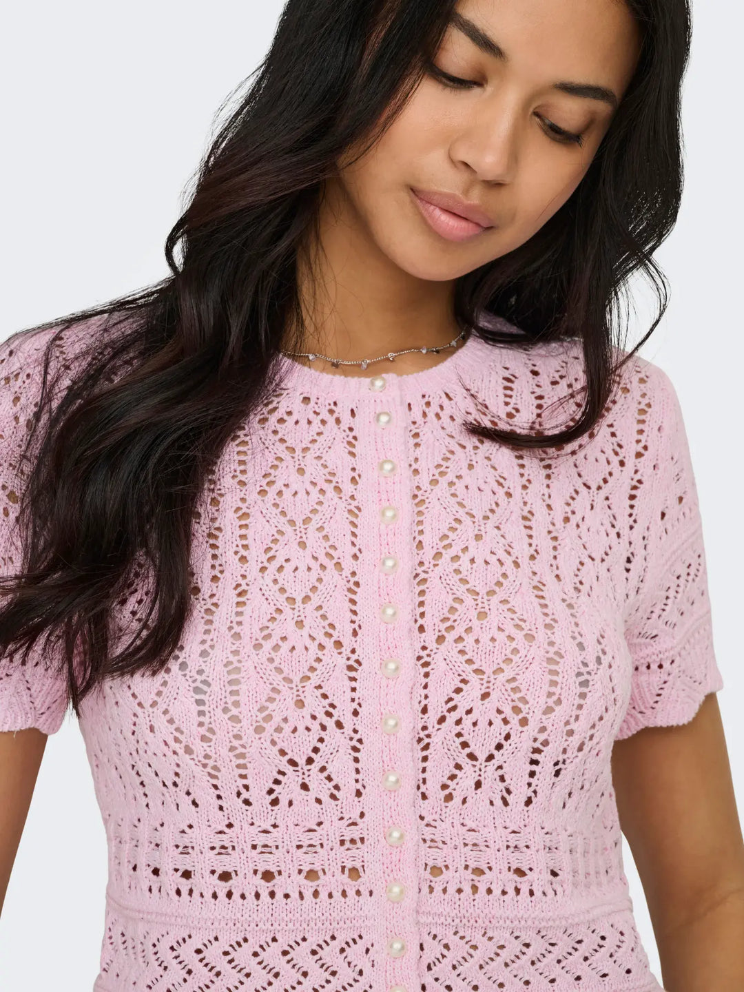 Ellie Life Pearl Cardi Top